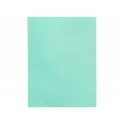CARPETA LIDERPAPEL ESCAPARATE 60 FUNDAS POLIPROPILENO DIN A4 VERDE MANZANA OPACO