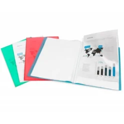 CARPETA LIDERPAPEL ESCAPARATE 80 FUNDAS POLIPROPILENO DIN A4 TRANSPARENTE