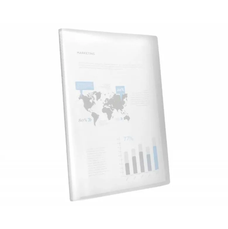 CARPETA LIDERPAPEL ESCAPARATE 80 FUNDAS POLIPROPILENO DIN A4 TRANSPARENTE