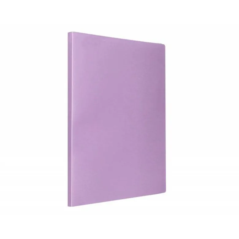 CARPETA LIDERPAPEL ESCAPARATE 80 FUNDAS POLIPROPILENO DIN A4 LAVANDA OPACO