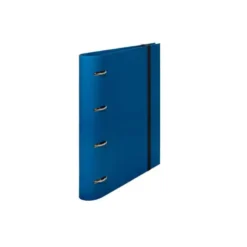 CARPETA PARDO 4 ANILLAS 35 MM CARTON COMPACTO DIN A4 RECAMBIO 120 H 90 GR EXPOSITOR 8 UNIDADES COLORES