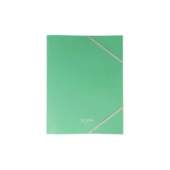 CARPETA PARDO STUDIO STYLE GOMAS SOLAPAS POLIPROPILENO EXPOSITOR DE 48 UNIDADES COLORES PASTEL SURTIDOS