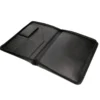 CARPETA PORTAFOLIOS CREMALLERA CON BOLSA PARA MOVIL Y TARJETERO COLOR NEGRO 260X355 MM
