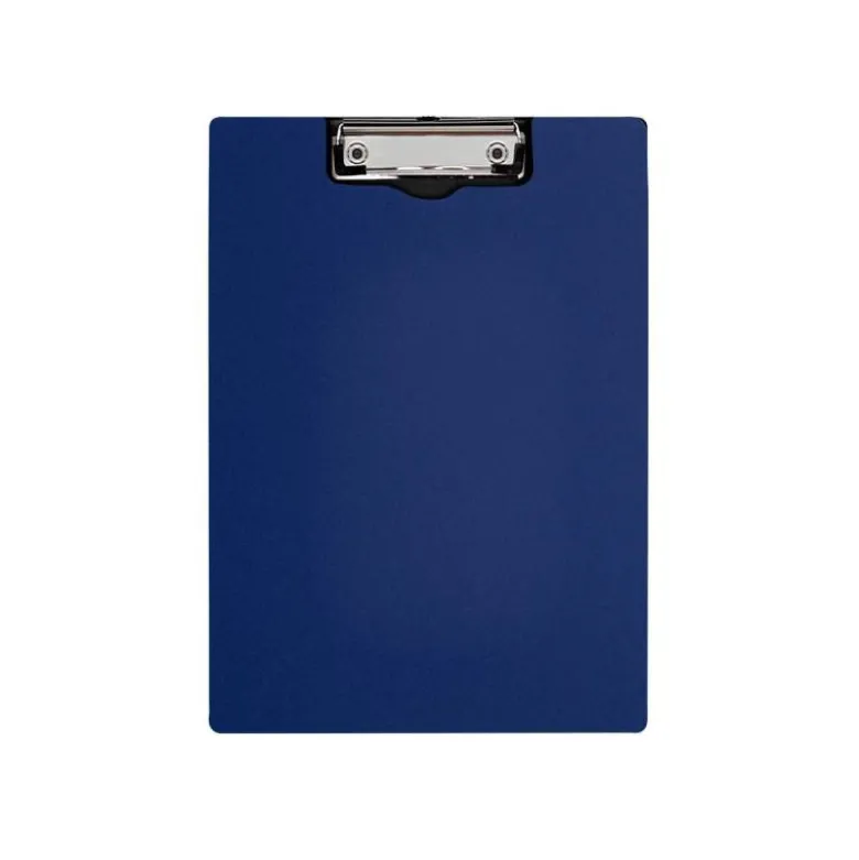 CARPETA Q-CONNECT MINICLIP SUPERIOR DIN A4 PLASTICO 50% RECICLADO AZUL GROSOR 2,1 MM