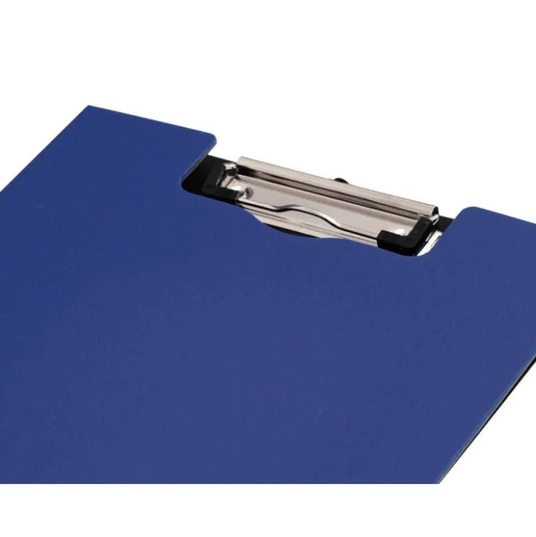 CARPETA Q-CONNECT MINICLIP SUPERIOR DIN A4 PLASTICO 50% RECICLADO AZUL GROSOR 2,1 MM