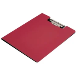 CARPETA Q-CONNECT MINICLIP SUPERIOR DIN A4 PLASTICO 50% RECICLADO ROJO GROSOR 2,1 MM