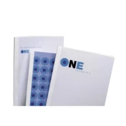 Carpeta termica GBC Pvc y cartulina color blanco 6 mm pack 100 unidades
