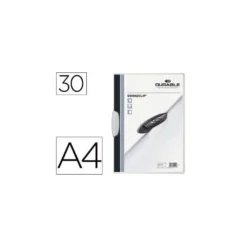 Carpeta Alces swingclip dossier pinza lateral y giratoria blanco din a4 capacidad 30 h