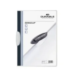 Carpeta Alces swingclip dossier pinza lateral y giratoria blanco din a4 capacidad 30 h