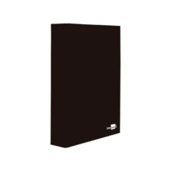 Carpeta 4 anillas carton forrado Liderpapel Paper Coat lomo 40 mm negro