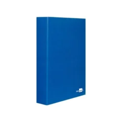 Carpeta 4 anillas carton forrado Liderpapel Paper Coat lomo 60 mm azul
