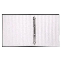 Carpeta 4 anillas carton forrado Liderpapel Paper Coat lomo 60 mm negro