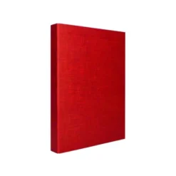 Carpeta 4 anillas carton forrado Liderpapel Paper Coat lomo 40 mm rojo
