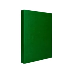 Carpeta 4 anillas carton forrado Liderpapel Paper Coat lomo 40 mm verde