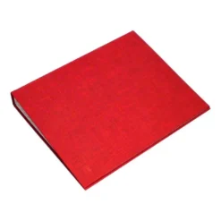 Carpeta 4 anillas carton forrado Liderpapel Paper Coat lomo 60 mm rojo