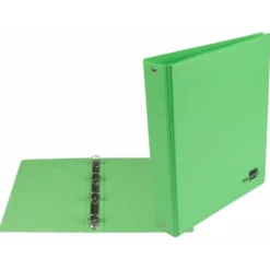 Carpeta 4 Anillas Liderpapel A5 Color Verde 25 mm