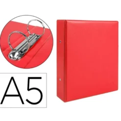 Carpeta 2 Anillas Liderpapel A5 Color Naranja 40 mm