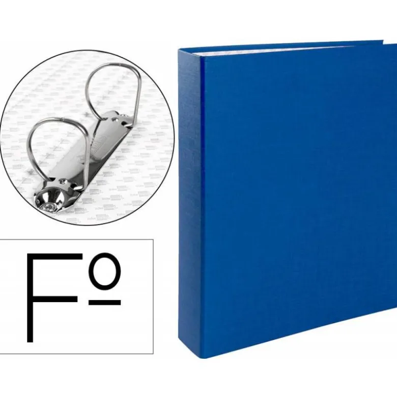 Carpeta 2anillas 40mm Folio marca Liderpapel Azul