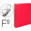 Carpeta 2anillas 40mm Folio marca Liderpapel Rojo