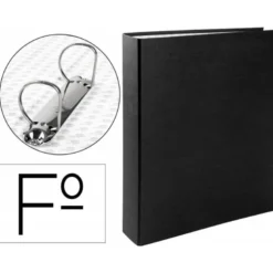 Carpeta 2anillas 40mm Folio marca Liderpapel Negro