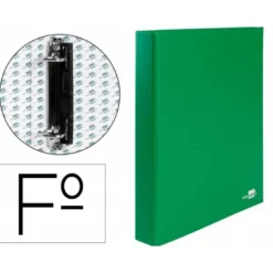 Carpeta 2anillas 25mm Folio marca Liderpapel Verde