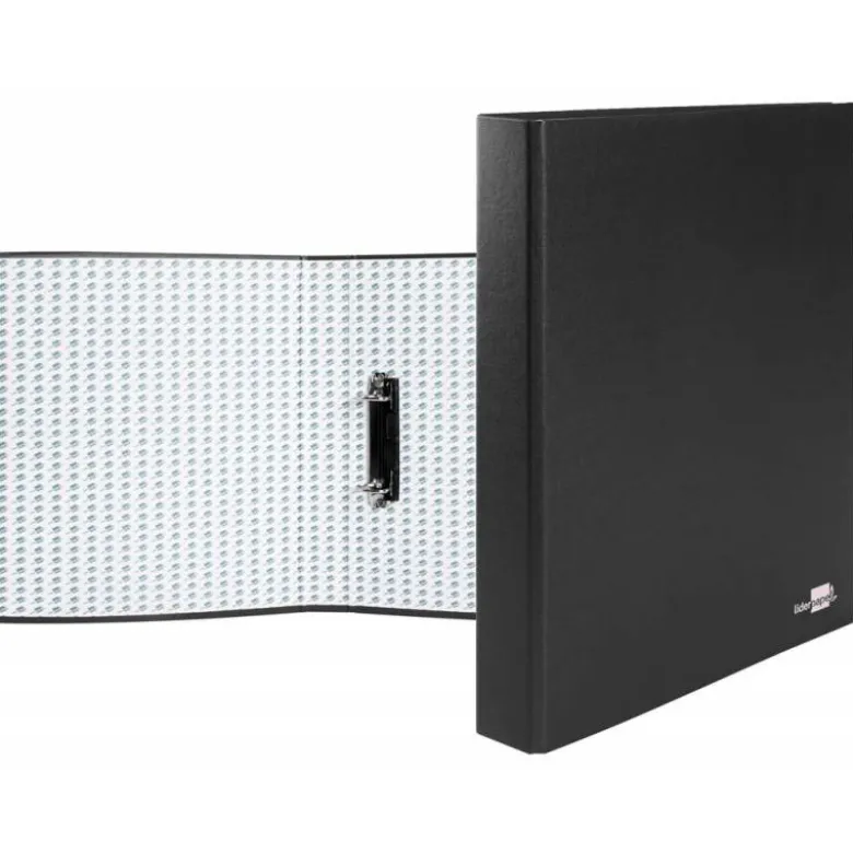Carpeta 2anillas 25mm Folio marca Liderpapel Negro