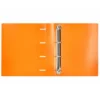 CARPETA 4 ANILLAS 40 MM LIDERPAPEL DIN A4 COLOR NARANJA POLIPROPILENO