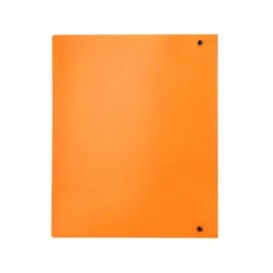 CARPETA 4 ANILLAS 40 MM LIDERPAPEL DIN A4 COLOR NARANJA POLIPROPILENO