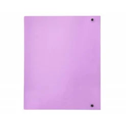 CARPETA 4 ANILLAS 40 MM LIDERPAPEL DIN A4 COLOR ROSA POLIPROPILENO