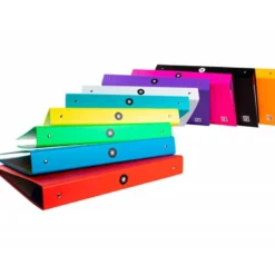 Carpeta Antartik A4 4 anillas 40 mm de Carton forrado Colores surtidos