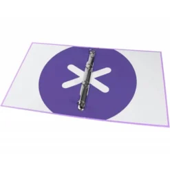 Carpeta Antartik 4 anillas DIN A4 Carton forrado Color Lila