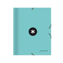 Carpeta Antartik clasificadora DIN A4 con 12 departamentos en Carton forrado Menta