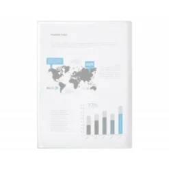 Carpeta Beautone escaparate de 40 fundas fijas Din a4 transparente