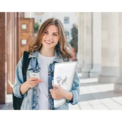Carpeta Beautone escaparate de 40 fundas fijas Din a4 transparente