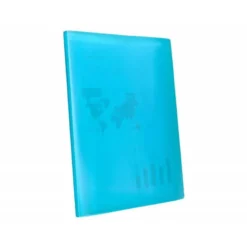 Carpeta Beautone escaparate azul con 20 fundas fijas Din a4