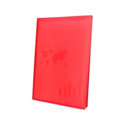 Carpeta Beautone escaparate rojo con 30 fundas fijas Din a4
