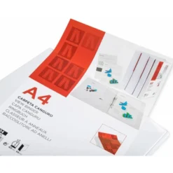 CARPETA CANGURO 2 ANILLAS MIXTAS 40MM LIDERPAPEL A4 PLASTICO COLOR BLANCO