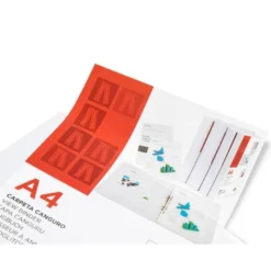 Carpeta canguro de 2 anillas Liderpapel Din A4 blanca