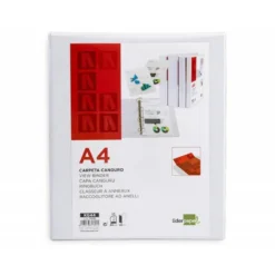 Carpeta canguro plastico Liderpapel Din A4 4 anillas