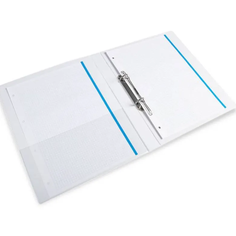 Carpeta canguro plastico Liderpapel Din A4 2 anillas lomo 28 mm