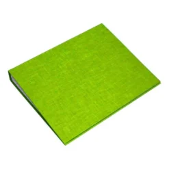 Carpeta carton forrado 4 anillas Liderpapel Paper Coat lomo 40 mm folio verde