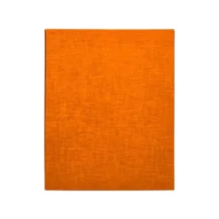 Carpeta carton forrado 4 anillas Liderpapel Paper Coat lomo 40 mm folio naranja