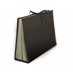 Carpeta clasificadora cuarto carton Liderpapel negro