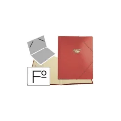 Carpeta clasificadora de cartón compacto Saro 275 x 360 mm Rojo modelo 30