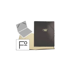 Carpeta clasificadora de carton compacto Saro 275 x 360 mm Negro modelo 30