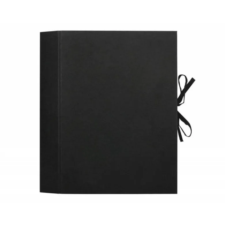 Carpeta clasificadora folio carton Liderpapel negro
