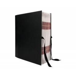 Carpeta clasificadora folio carton Liderpapel negro