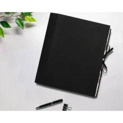 Carpeta clasificadora folio carton Liderpapel negro