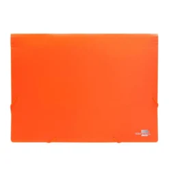 Carpeta clasificadora fuelle Liderpapel DIN A4 poliporpileno 13 departamentos color naranja