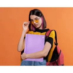 Carpeta clasificadora fuelle Liderpapel DIN A4 poliporpileno 13 departamentos color violeta